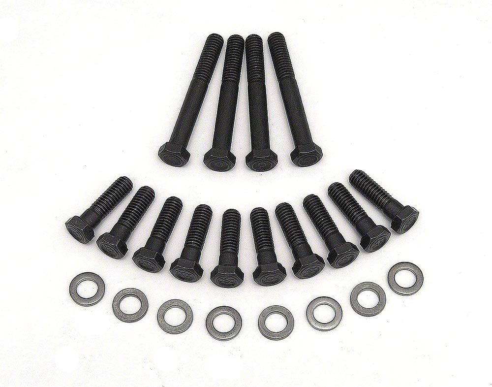 Ecklers Exhaust Manifold Bolts,Big Block,58-64 (14 Bolts/8 Washers)