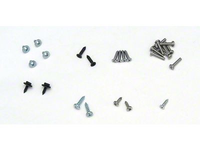 Full Size Chevy Exterior Trim Screw Set, Impala, 1966