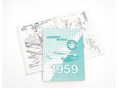 1959 Chevy Passenger Car Factory Assembly Manual