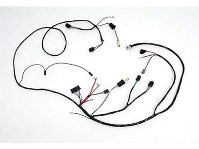 Full Size Chevy Headlight & Alternator Wiring Harness, 6-Cylinder, 1963