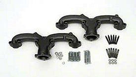 Ecklers Hi Performance Exhaust Manifolds,Uncoated,SB V8,55-72