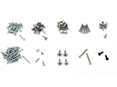 Full Size Chevy Interior Screw Set, Convertible, 1963 (Impala Convertible)