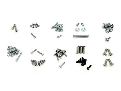 Full Size Chevy Interior Trim Screw Set, Convertible, 1959 (Impala Convertible)