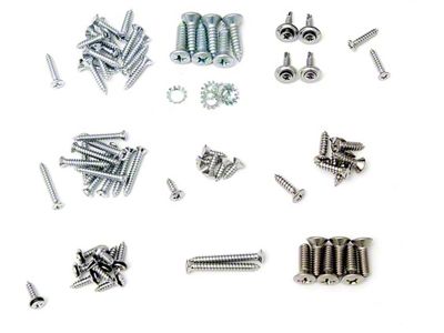 Full Size Chevy Interior Trim Screw Set, Convertible, Impala, 1962 (Impala Convertible)