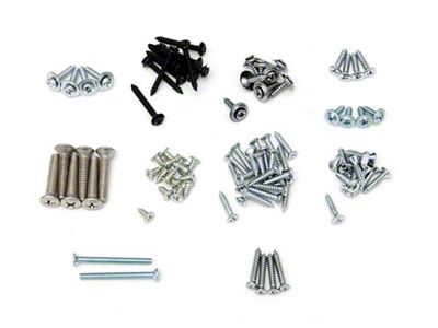 Full Size Chevy Interior Trim Screw Set, Convertible, Impala, 1972 (Impala Convertible)