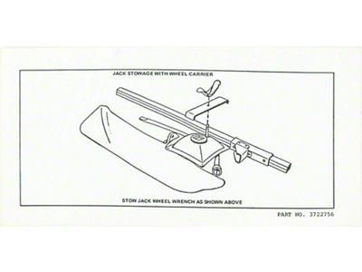 Jack Instructions,For Cars With Continental Kit,55-60