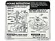 Full Size Chevy Jack Stowage & Jacking Instructions Sheet, Convertible, 1969 (Impala Convertible)