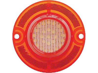 Full Size Chevy LED Back-Up Light Lens, Clear, 1962