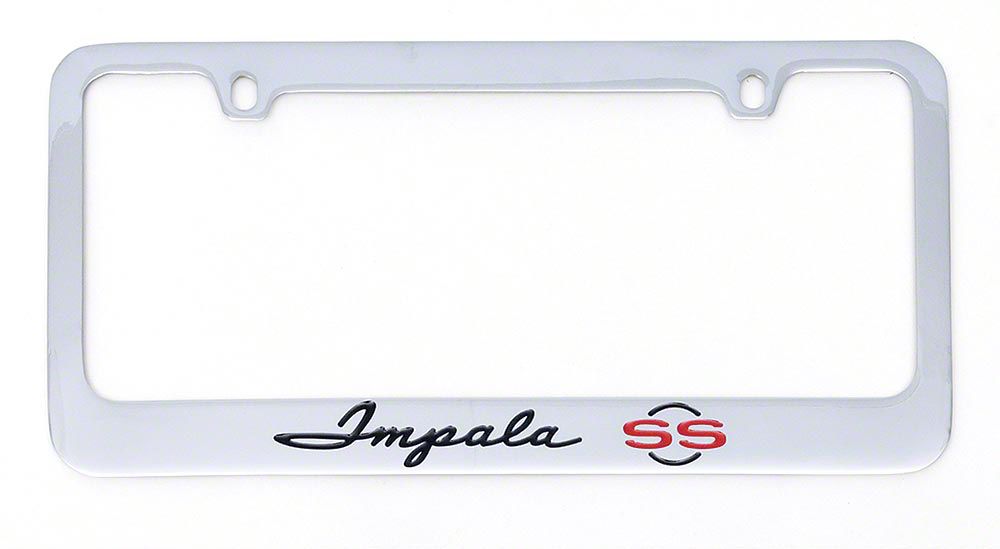 Ecklers Frame,License Plate,Chrome,Imp Script & SS Logo,61-62