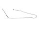 Full Size Chevy Long Brake Line, Front To Rear, 1958-1960