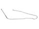 Full Size Chevy Long Brake Line, Front To Rear, Stainless Steel, 1958-1960