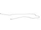 Full Size Chevy Long Brake Line, Front To Rear, Stainless Steel, 1961-1964