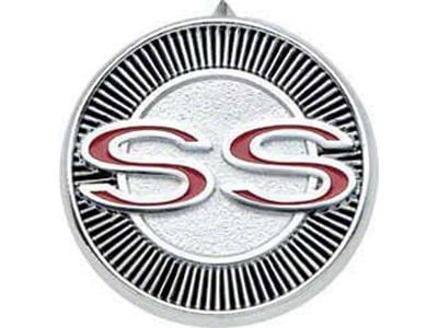 Lower Door Panel Emblems, Impala SS, 1965