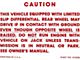 Positraction Warning Decal,64-72