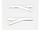 Full Size Chevy Quarter Panel Y Moldings, Rear, Impala, 1961