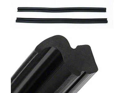 Quarter Window Weatherstrip,2-Door Hardtop,1958 (Impala Sports Coupe)