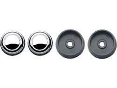 Full Size Chevy Radio Knob Set, AM AM & FM Stereo, 1967-1968