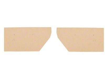 Full Size Chevy Rear Quarter Panel Boards, 2-Door Hardtop, 1959-1960 (Impala Sports Coupe)