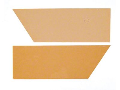 Full Size Chevy Rear Quarter Panel Boards, 2-Door Hardtop, Impala, 1962-1964 (Impala Sports Coupe, Two-Door)