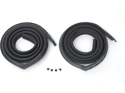 Full Size Chevy Roofrail Weatherstrip, 2-Door Hardtop, 1967-1968