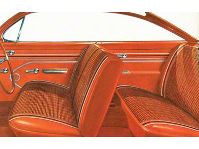 Full Size Chevy Seat Cover Set, 2-Door Hardtop, Bel Air, 1961