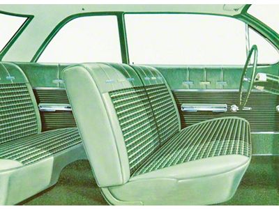 Full Size Chevy Seat Cover Set, 2-Door Sedan, Bel Air, 1962