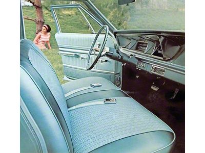 Full Size Chevy Seat Cover Set, 2-Door Sedan, Bel Air, 1966