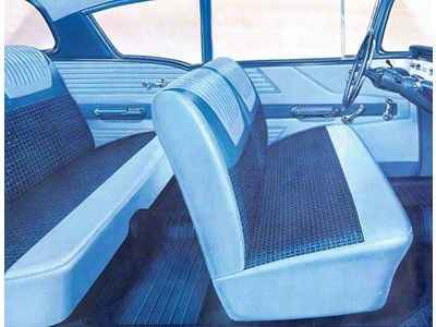 Full Size Chevy Seat Cover Set, 2-Door Sedan, Biscayne, 1958 (Biscayne Sedan, Two-Door)