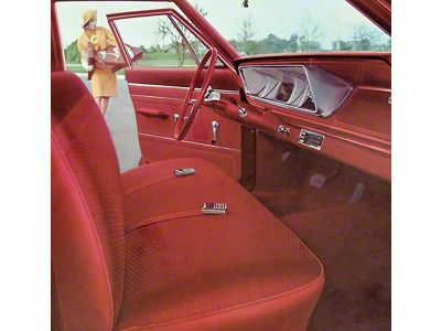 Full Size Chevy Seat Cover Set, 2-Door Sedan, Biscayne, 1966 (Biscayne Sedan, Two-Door)