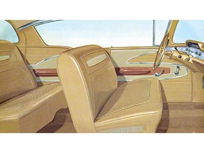 Full Size Chevy Seat Cover Set, 4-Door Hardtop, Bel Air, 1958