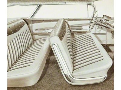 Full Size Chevy Seat Cover Set, 4-Door Hardtop, Impala, 1959 (Impala Coupe, Four-Door)