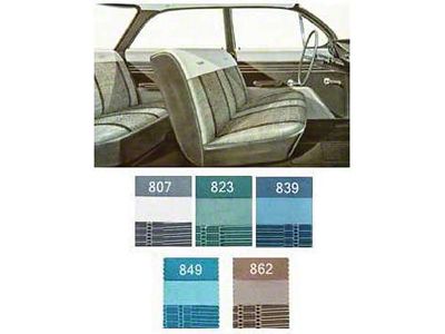 Full Size Chevy Seat Cover Set, 4-Door Sedan, Bel Air, 1961