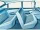 Full Size Chevy Seat Cover Set, 4-Door Sedan, Impala, 1959