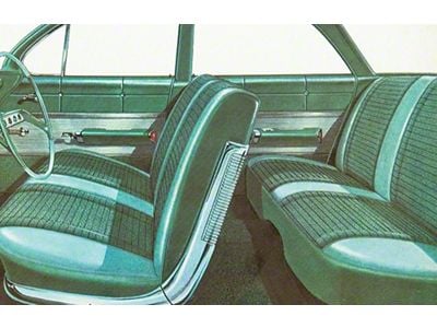 Full Size Chevy Seat Cover Set, 4-Door Sedan, Impala, 1961