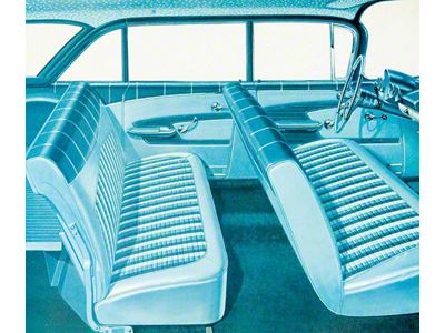 Full Size Chevy Seat Cover Set, 4-Door Wagon, Nomad, 1959