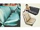 Full Size Chevy Seat Cover Set, Bench Cloth, 2-Door Hardtop, Impala, 1968