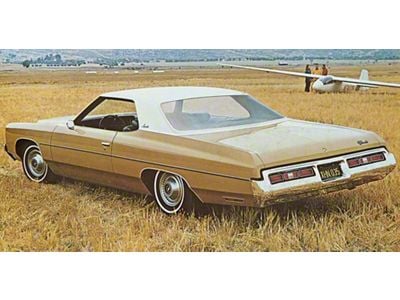 Full Size Chevy Seat Cover Set, Bench Cloth, 2-Door Hardtop, Impala, 1972 (Impala Sports Coupe, Two-Door)