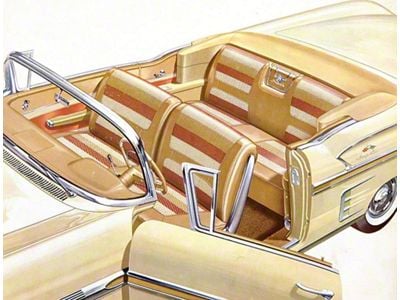 Full Size Chevy Seat Cover Set, Impala Convertible, 1958 (Impala Convertible)