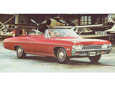 Full Size Chevy Seat Cover Set, Impala Convertible, 1968 (Impala Convertible)