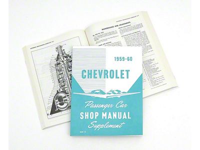 1959-1960 Chevy Passenger Car Shop Manual Supplement