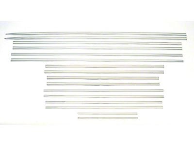 Full Size Chevy Side Molding Set, 4-Door, Impala, 1964