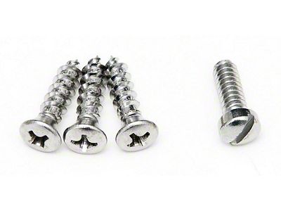 Full Size Chevy Sunvisor Support Screws, 1965-1972