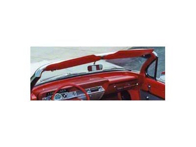 Full Size Chevy Sunvisors, 2-Door Hardtop, Impala, 1958