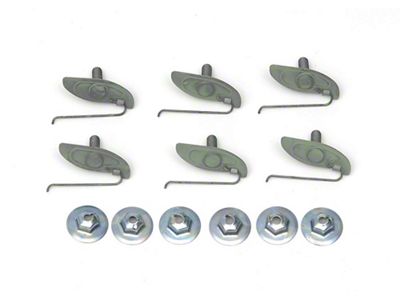 Full Size Chevy T-Bolt Clip & Nut Kit, 1958-1972