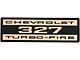 Full Size Chevy Valve Cover Decal, Turbo-Fire, 327ci, 1963-1965