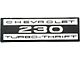 Full Size Chevy Valve Cover Decal, Turbo-Thrift, 230ci 6-Cylinder, 1963