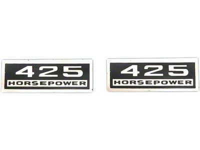 Full Size Chevy Valve Cover Decals, 409ci/425hp, 1963-1964