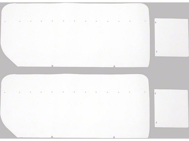 Full Size Chevy Water Shields, Door & Rear Quarter, Convertible, 1961-1962 (Impala Convertible)