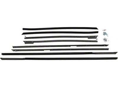 Full Size Chevy Window Felt Kit, 2-Door Hardtop, Impala, 1966 (Impala Sports Coupe, Two-Door)