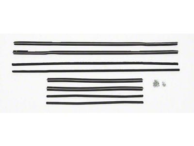 Full Size Chevy Window Felt Kit, 2-Door Sedan, Bel Air & Biscayne, 1967-1968 (Biscayne Sedan, Two-Door)